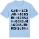 Blue Soul t-shirt med Sjöhagen ordlek t-shirt