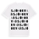 Sjöhorvan ordlek t-shirt