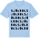 Blue Soul t-shirt med Sjökrok ordlek t-shirt