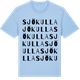 Blue Soul t-shirt med Sjökulla ordlek t-shirt