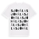 Sjömåla ordlek t-shirt
