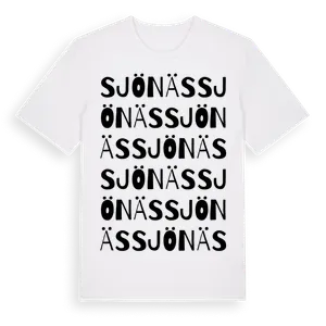 Sjönäs ordlek t-shirt – ekologisk bomull t-shirt från Pinshirt