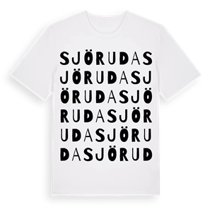 Sjöruda ordlek t-shirt – ekologisk bomull t-shirt från Pinshirt