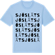 Blue Soul t-shirt med Sjöslät ordlek t-shirt