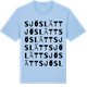 Blue Soul t-shirt med Sjöslätt ordlek t-shirt