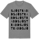 Mid Heather Gray t-shirt med Sjöstrand ordlek t-shirt