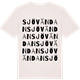 Vintage White t-shirt med Sjövändan ordlek t-shirt