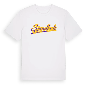 Sjundhult baseball t-shirt – ekologisk bomull t-shirt från Pinshirt