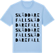 Blue Soul t-shirt med Skäddarefall ordlek t-shirt