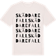 Vintage White t-shirt med Skäddarefall ordlek t-shirt
