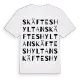 Skäfteshyltan ordlek t-shirt