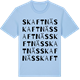 Blue Soul t-shirt med Skaftnäs ordlek t-shirt