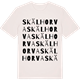 Vintage White t-shirt med Skälhorva ordlek t-shirt
