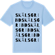 Blue Soul t-shirt med Skälsgrind ordlek t-shirt