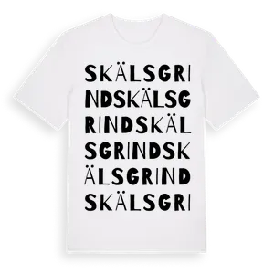 Skälsgrind ordlek t-shirt – ekologisk bomull t-shirt från Pinshirt
