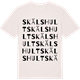 Vintage White t-shirt med Skälshult ordlek t-shirt