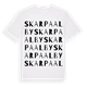 Skarpa Alby ordlek t-shirt