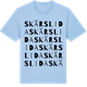 Blue Soul t-shirt med Skärslida ordlek t-shirt
