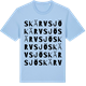Blue Soul t-shirt med Skärvsjö ordlek t-shirt