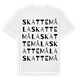 Skattemåla ordlek t-shirt