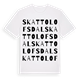 Skattolofsdal ordlek t-shirt