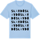 Blue Soul t-shirt med Skavdö ordlek t-shirt