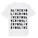 White t-shirt med Skäveryd ordlek t-shirt