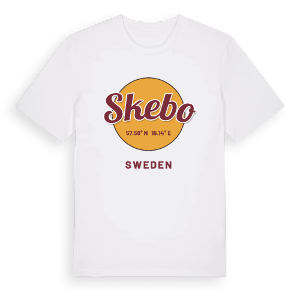 Skebo cirkel t-shirt – ekologisk bomull t-shirt från Pinshirt