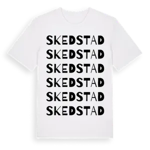 Skedstad ordlek t-shirt – ekologisk bomull t-shirt från Pinshirt