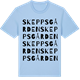 Blue Soul t-shirt med Skeppsgården ordlek t-shirt