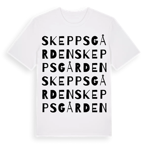 Skeppsgården ordlek t-shirt – ekologisk bomull t-shirt från Pinshirt