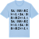 Blue Soul t-shirt med Skinnaremala ordlek t-shirt