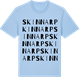 Blue Soul t-shirt med Skinnarp ordlek t-shirt
