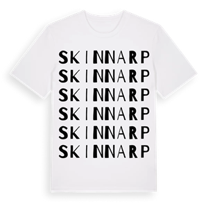 Skinnarp ordlek t-shirt – ekologisk bomull t-shirt från Pinshirt