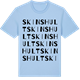 Blue Soul t-shirt med Skinshult ordlek t-shirt