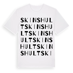 Skinshult ordlek t-shirt – ekologisk bomull t-shirt från Pinshirt