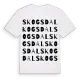 Skogsdal ordlek t-shirt