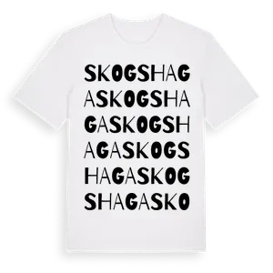 Skogshaga ordlek t-shirt – ekologisk bomull t-shirt från Pinshirt