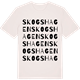 Vintage White t-shirt med Skogshagen ordlek t-shirt