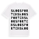 Skogsporten ordlek t-shirt