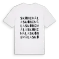 Skönemåla ordlek t-shirt