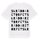 Skräddaretorpet ordlek t-shirt