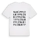 Skräpple ordlek t-shirt