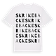 Skrikebacke ordlek t-shirt