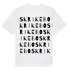 Skrikebo ordlek t-shirt – ekologisk bomull t-shirt från Pinshirt
