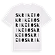 Skrikebo ordlek t-shirt