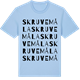 Blue Soul t-shirt med Skruvemåla ordlek t-shirt