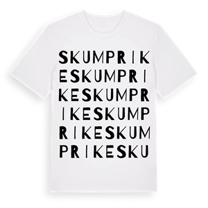 Skumprike ordlek t-shirt – ekologisk bomull t-shirt från Pinshirt