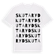 White t-shirt med Skutaryd ordlek t-shirt