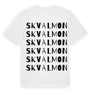 Skvalmon ordlek t-shirt – ekologisk bomull t-shirt från Pinshirt